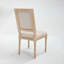 Chaise rembourrée avec pieds en bois