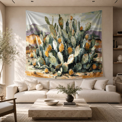Tapisserie murale Southwestern Plants Prickly Pear 176