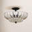 Libbie 4-Light Mottled Cocoa Semi-Flush Mount