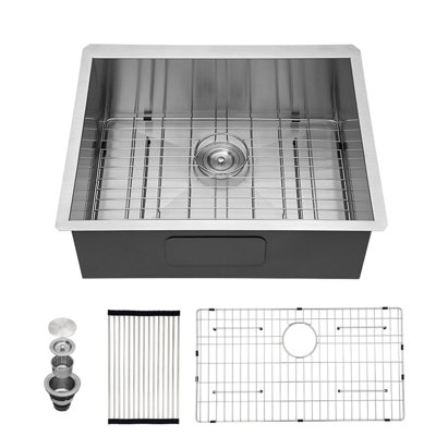 25'' L Single Bowl Stainless Steel Kitchen Sink