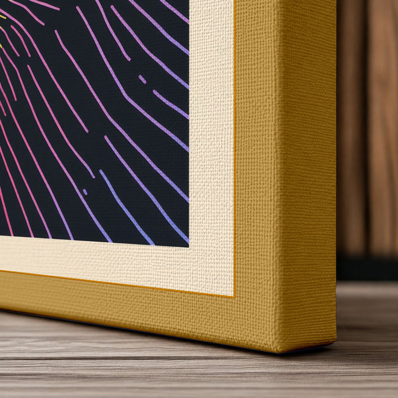 Print, 36x24 - 91.4 x 61.0 cm, Ochre Border