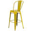 Commercial Grade Distressed Metal Indoor-Outdoor Counter Height Stool with Back-1728823597-1728823599
