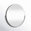 Ames Round Stainless Steel Beveled Mirror-801500182