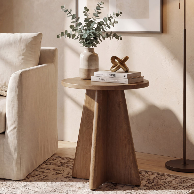 Table de chevet ronde 19,7 po, Simple