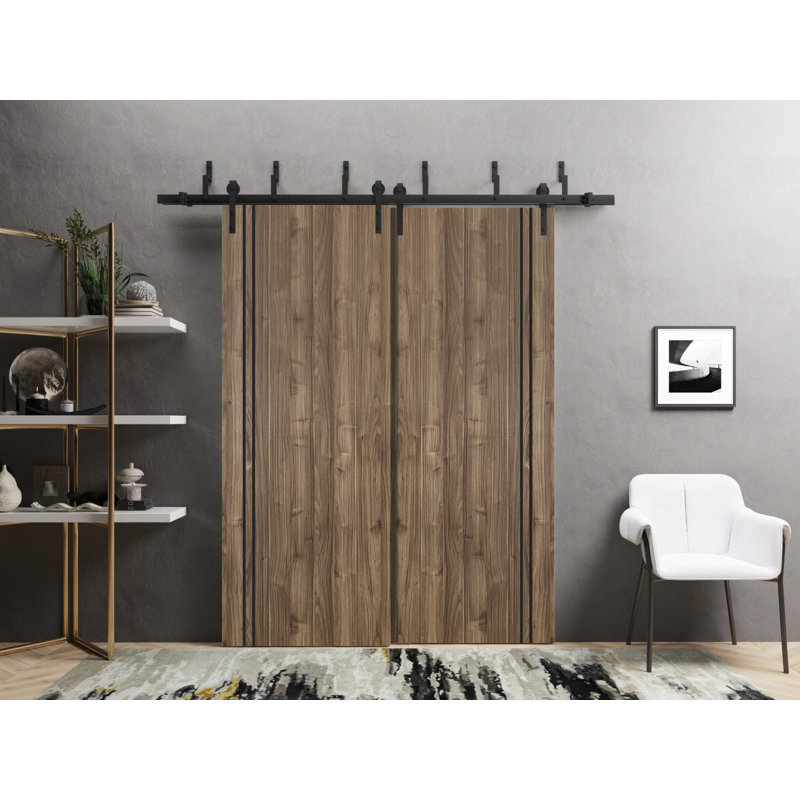 Finition en bois massif manufacturé, Noyer, 42 po x 96 po