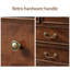 Nut-brown Solid Wood Rectangular Dressers & Chests