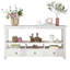 Console American Country - Canapé à cadre en bois rétro pour décoration intérieure rustique et moderne