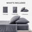 Couvre-lit en polyester et rayonne provenant de draps en bambou-110222900-110222907
