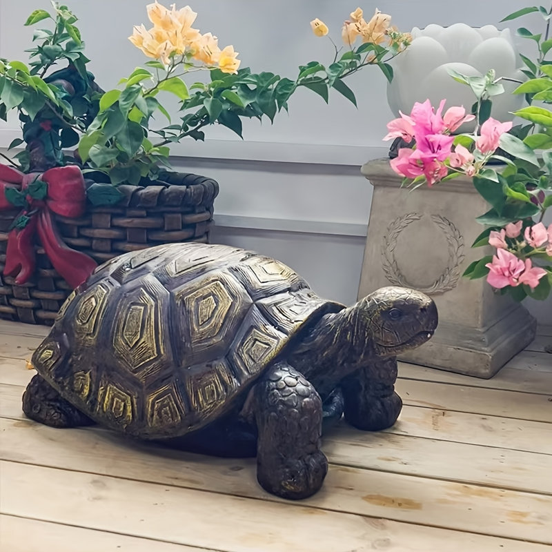 Statue de jardin de tortue