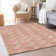 Premium Machine Washable Prisco Salmon Rug
