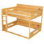 Lit superposé avec tablettes de rangement et ports USB-1059967412