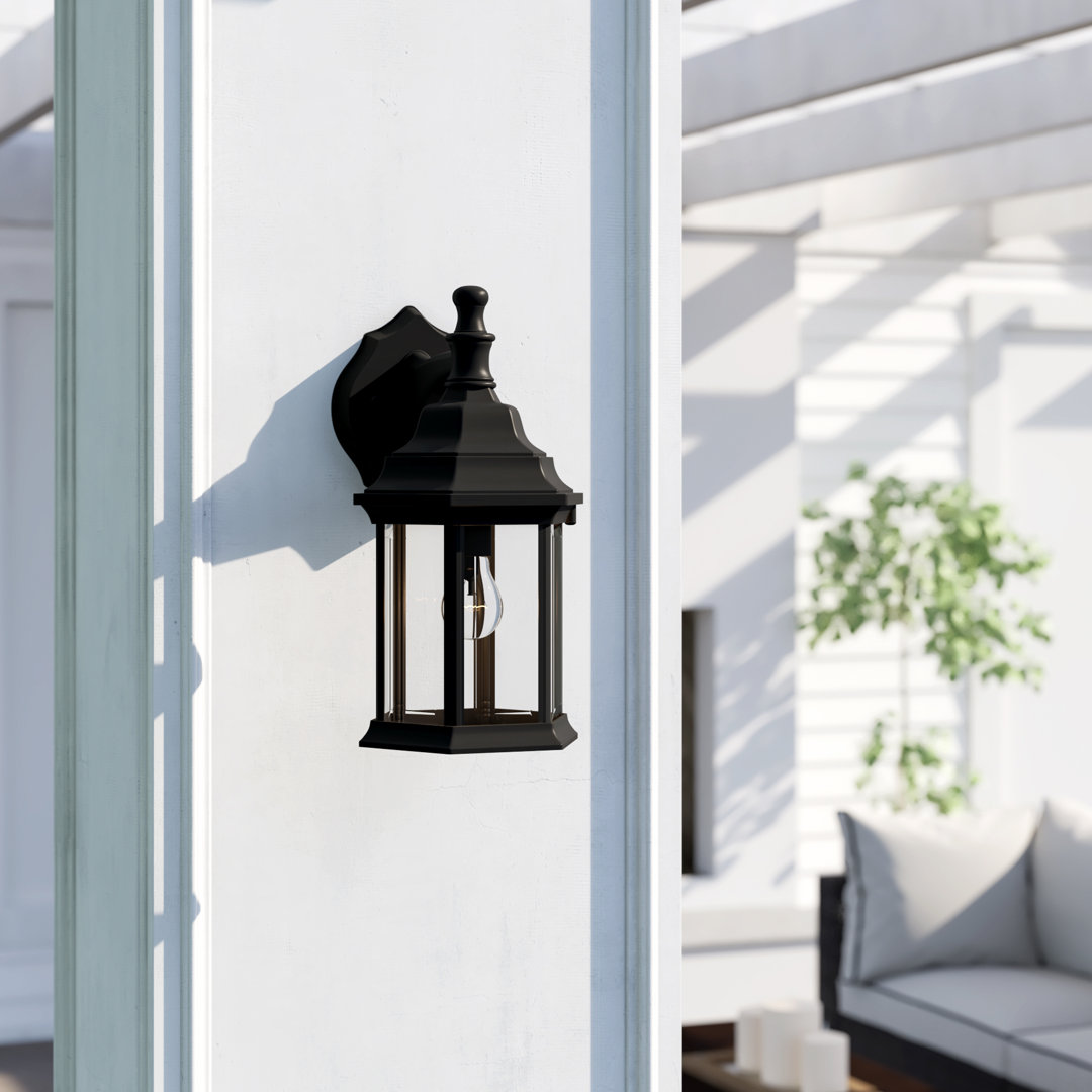 Terrest 1 - Bulb 12" H Outdoor Wall Lantern Charlton Home® Fixture 