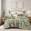 Ensemble d'édredon floral 7 pièces Vin-132793795-132793797