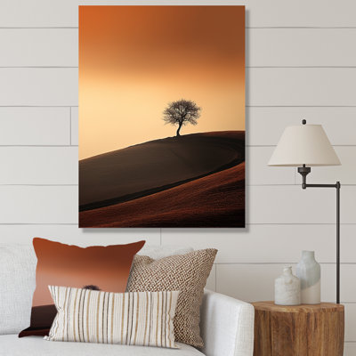 «Autumn Sunset Sunset», reproduction d'art sur toile