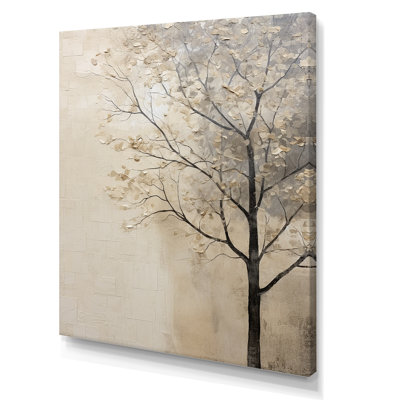 Arbre africain africain, minimalisme III - impressions sur toile, arbre africain