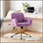 Fauteuil de bureau rembourré en peluche artificielle avec fonctions réglables pour un confort et une productivité ultimes-895112012