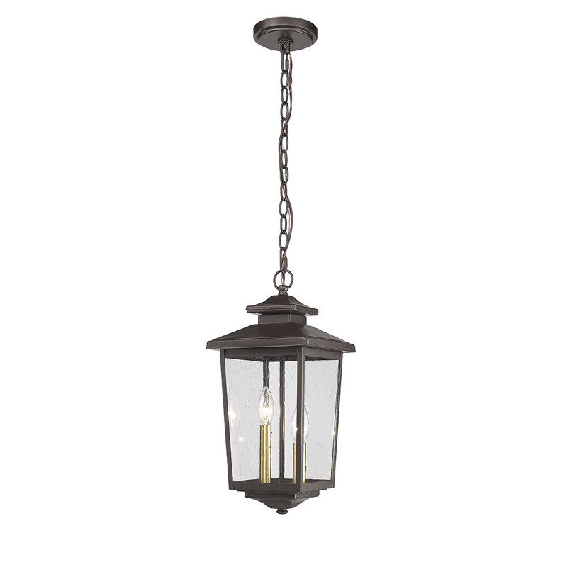 Avin 2 - Light Outdoor Hanging Lantern, Powder Coated Bronze