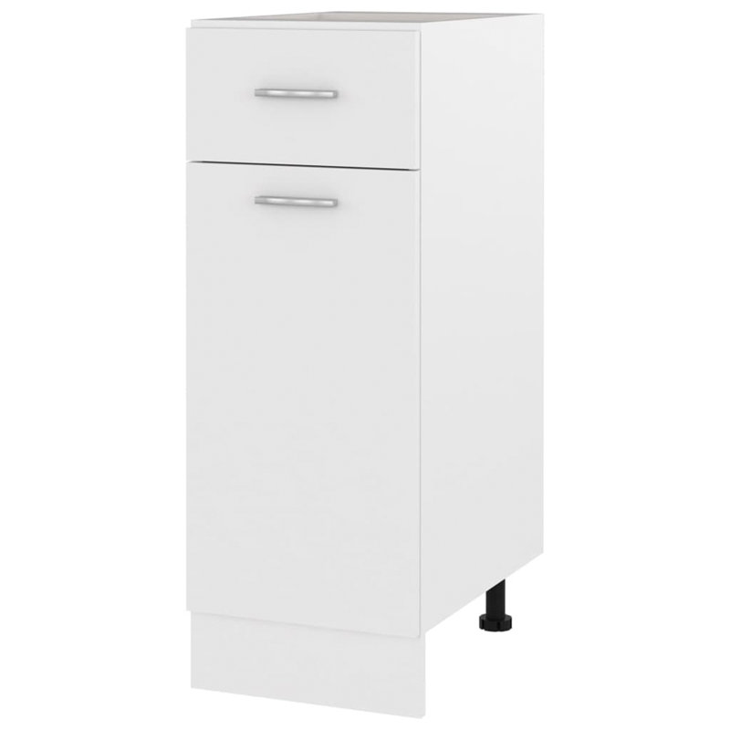 Drawer Base Cabinet 30X46x81.5 Cm, Gloss White