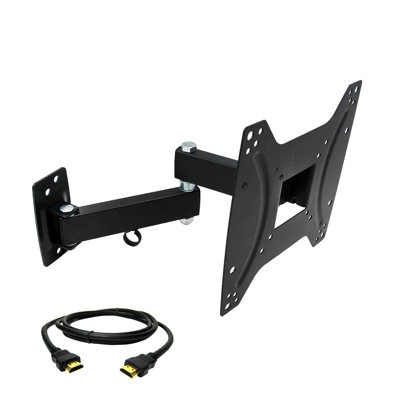 Full Motion Swivel Full Motion Black Wall Mount