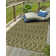 Tapis géométrique vert
