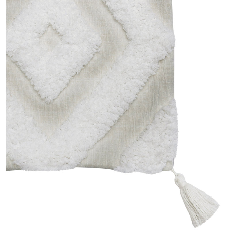 Cotton Reversible Throw Pillow