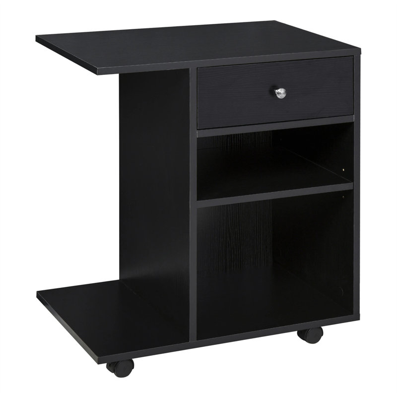 Omaury 70cm Wide 1 -Drawer File Cabinet, Black