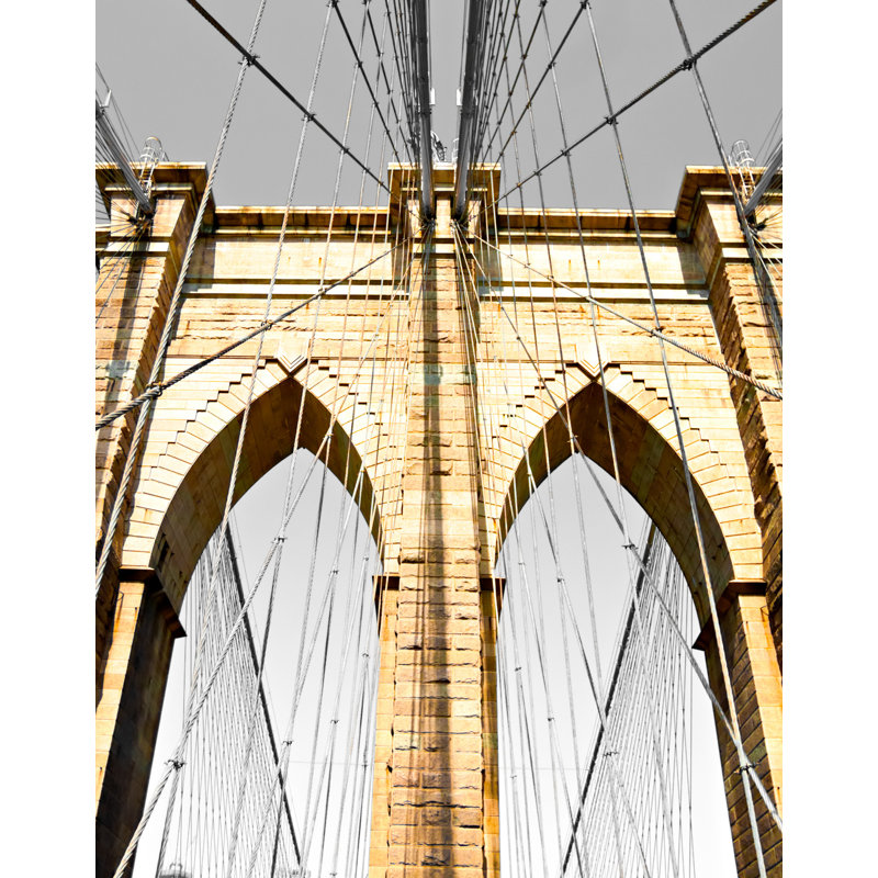 Murale Malverne Malverne City Brooklyn Bridge, H 108 po x l 192 po