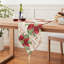 Chemin de table floral en mélange de coton