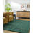 Rectangle Loretto Geometric Hand Loomed Wool Area Rug in Green-217167104
