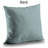 Eucalyptus Blue Leaves - Minimalist Blue Poly Twill Throw