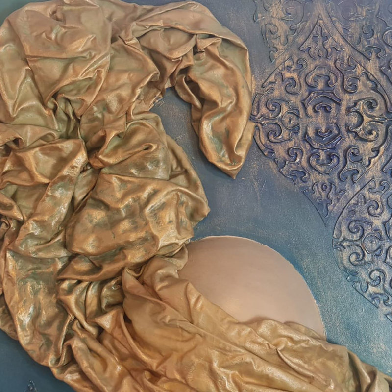 Peinture à l'huile décorative