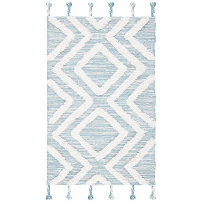 Alimatou Hand Tufted Wool Geometric Rug