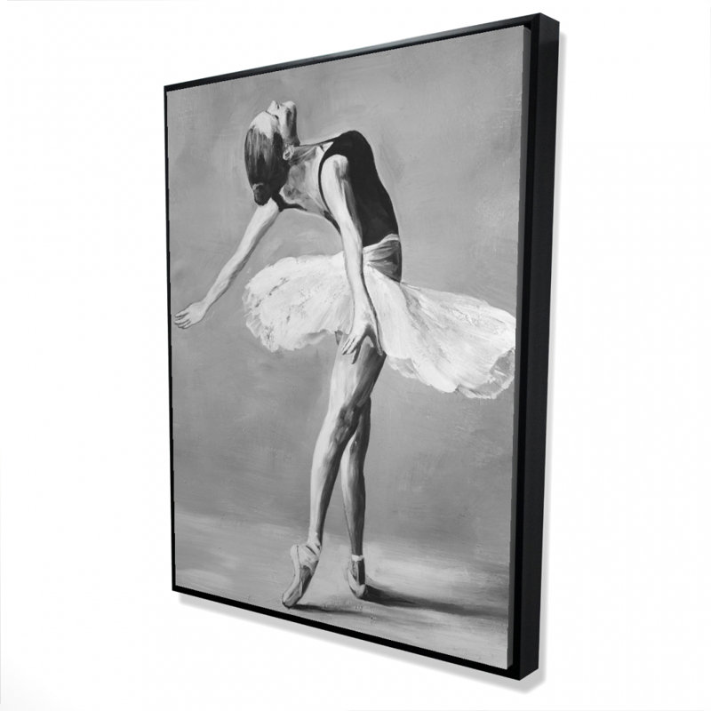 Classic Ballet Dancer Print On Canvas