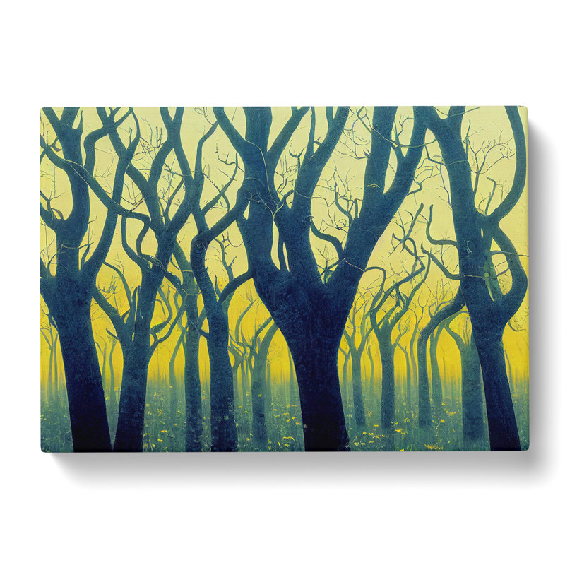 Heartwarming Spring Forest - Wrapped Canvas, 35cm H x 50cm W x 3cm D
