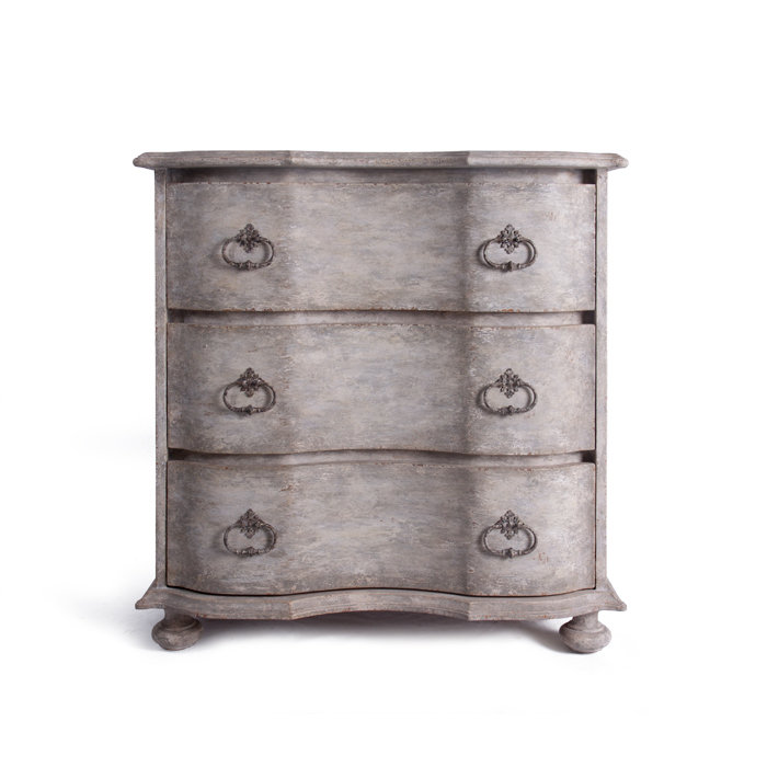 Commode anglaise 3 tiroirs Tosca
