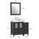 Megaira 36'' Single Bathroom Vanity with Engineered Marble Top with Mirror