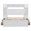 Grand lit avec de nombreuses solutions de rangement - Tête de lit et dessous en bois massif. Une des caractéristiques électriques crée une chambre relaxante.-495915714-495915716