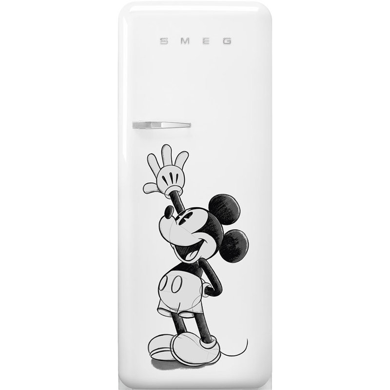 Smeg 50s Retro Style Mickey Mouse 24" Top Freezer Energy 9.92 cu. ft. Refrigerator
