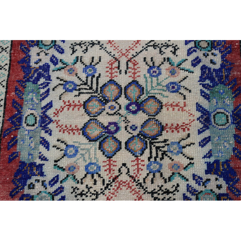 Tapis vintage en laine Vintage 37,4 x 80,3 po