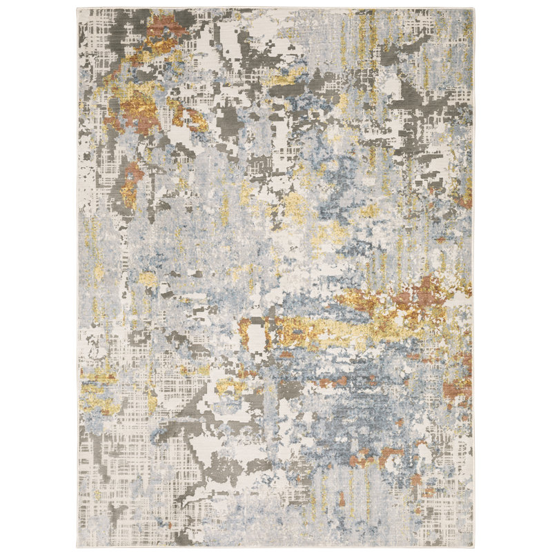 Belinda Abstract Rug, Rectangle 6'7" x 9'6"