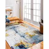 Ibrahim Abstract Indoor Rug
