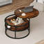 Rothwell Lift Top  Coffee Table ,Extendable Round Cocktail Table-783565090-772207710-772208948