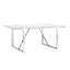 Minimalist Smooth-Finish Sled Base Dining Table - Urban Rectangular-776336779-776336820