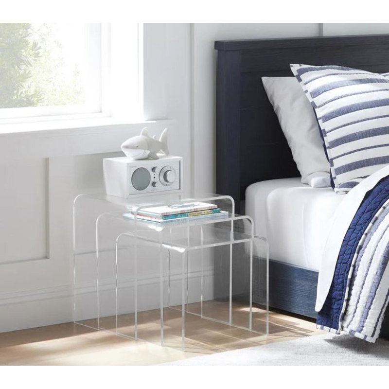 Pina Acrylic Nesting Table