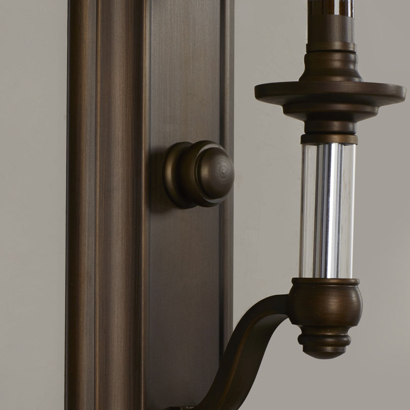 Sussex 1-Light Armed Sconce, English Bronze