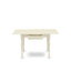 Ensemble de table de salle à manger 5 pièces moderne comprenant une table rectangulaire en bois avec Dropleaf et 4 chaises rembourrées en tissu de lin beige clair, lin blanc-1439909367-1439909366-1440201863