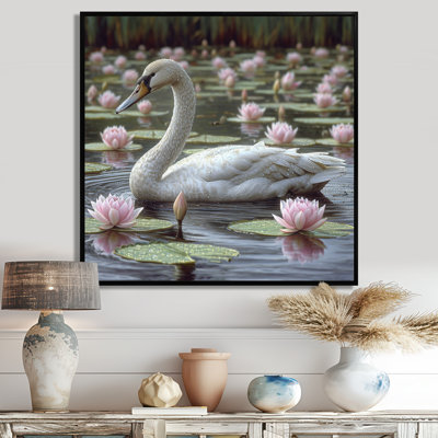 Jens - Swans Animal Wall Art Living Room