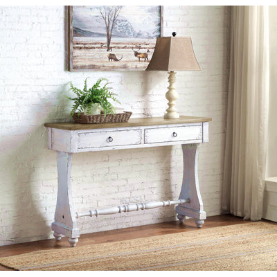 Console avec tiroirs de rangement
