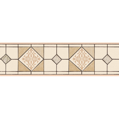 Bordure de papier peint à peindre L 15 pi x l 7 po