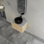 Meuble-lavabo mural 30 po avec lavabo d'art en céramique et 2 portes à fermeture en douceur